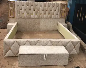 King Size Bed With 2 Drawers Ottoman Tm