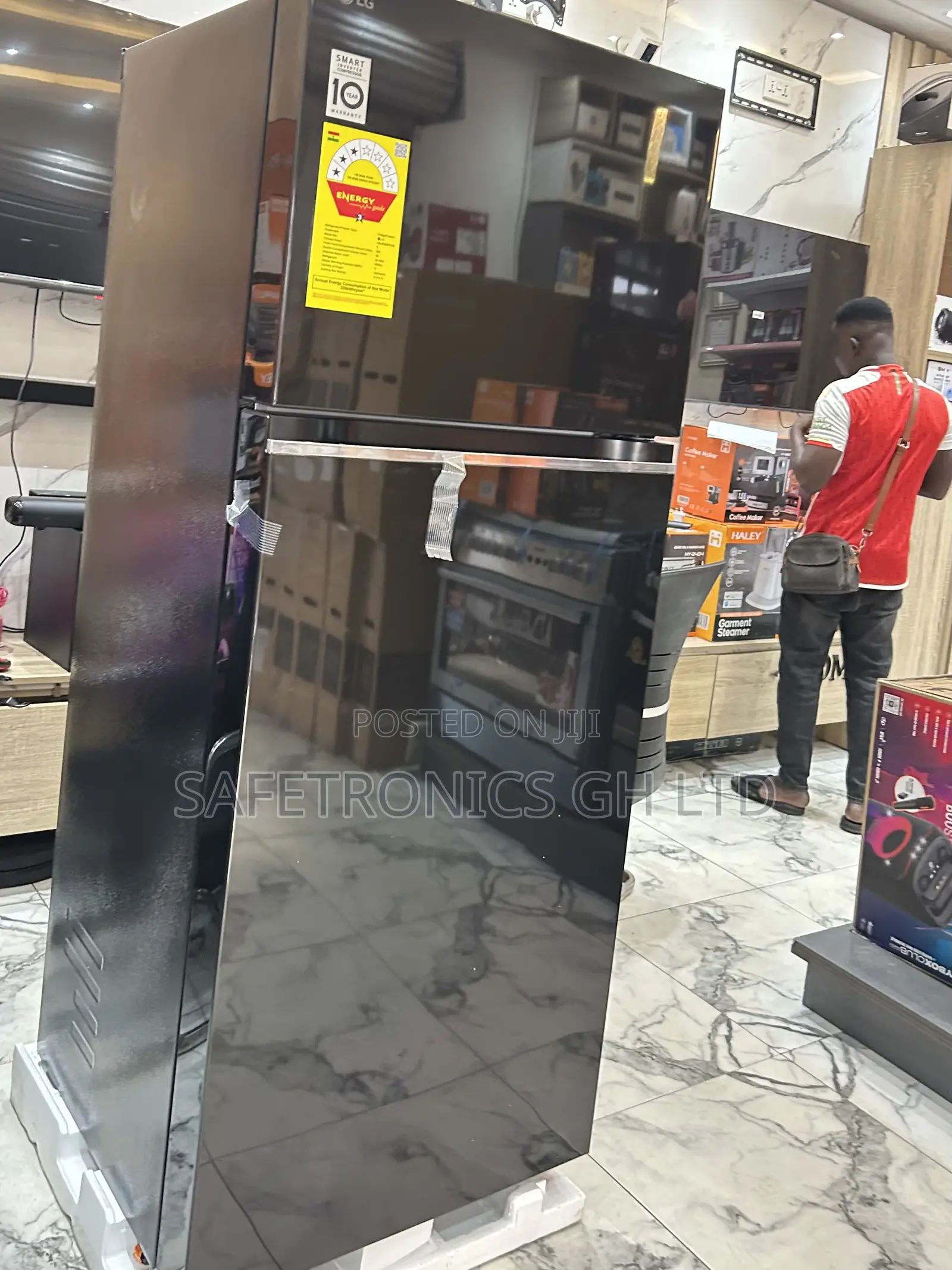Just Approved 395 Liters Top Mount Lg Grey Doubledoor Fridge