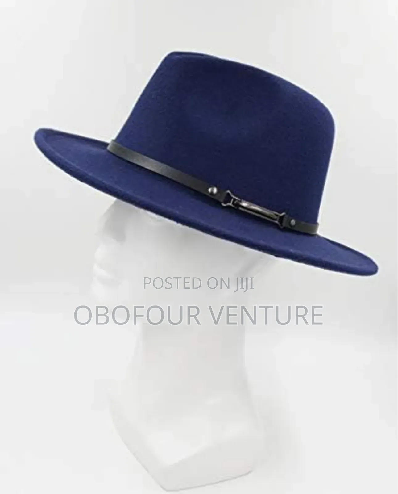Angel Apparel! Navy Blue  Fedora Hat for All Occasions PPPLLLWWW