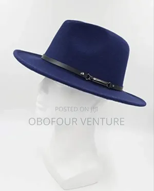 Angel Apparel! Navy Blue  Fedora Hat for All Occasions PPPLLLWWW