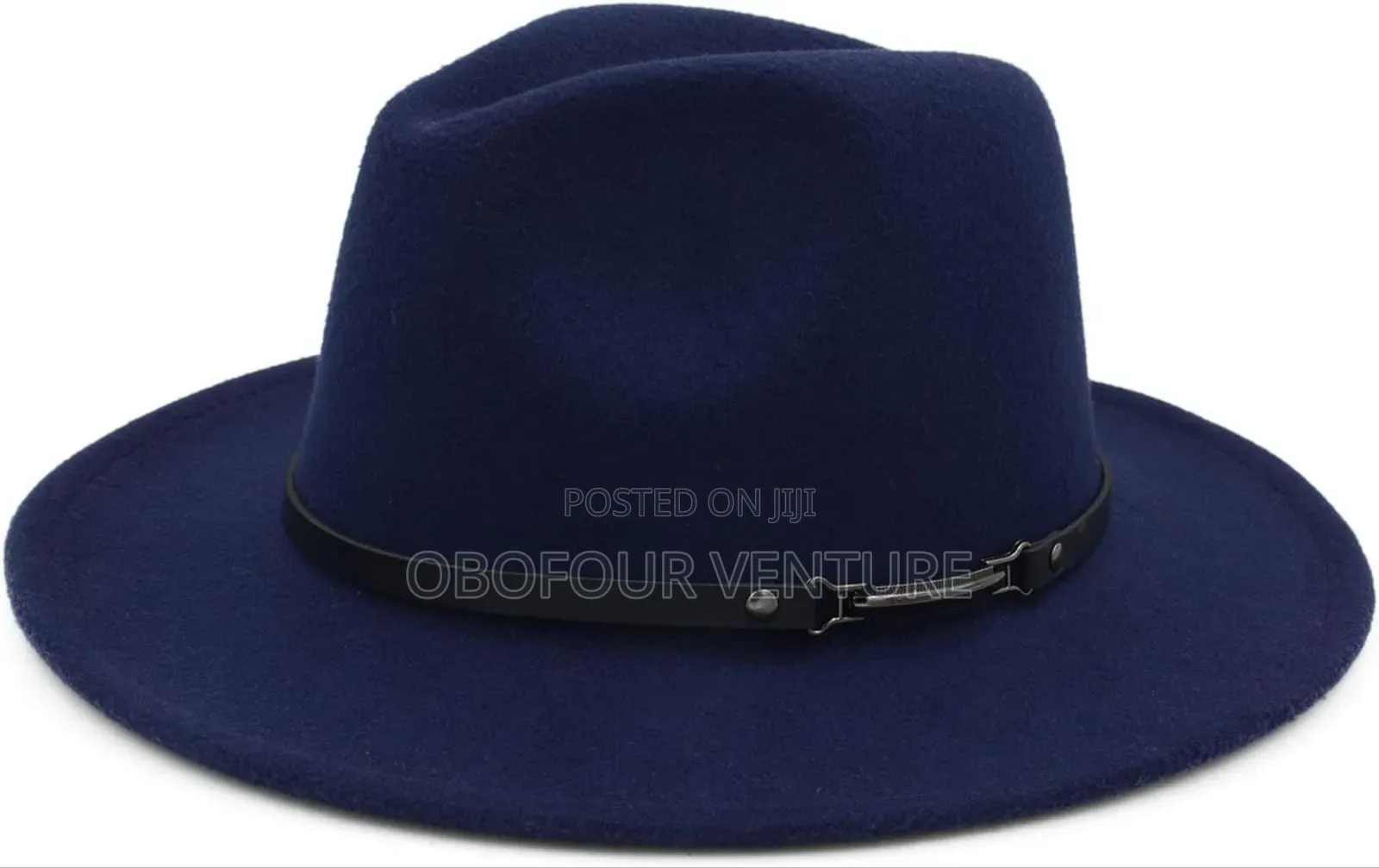Angel Apparel! Navy Blue  Fedora Hat for All Occasions PPPLLLWWW
