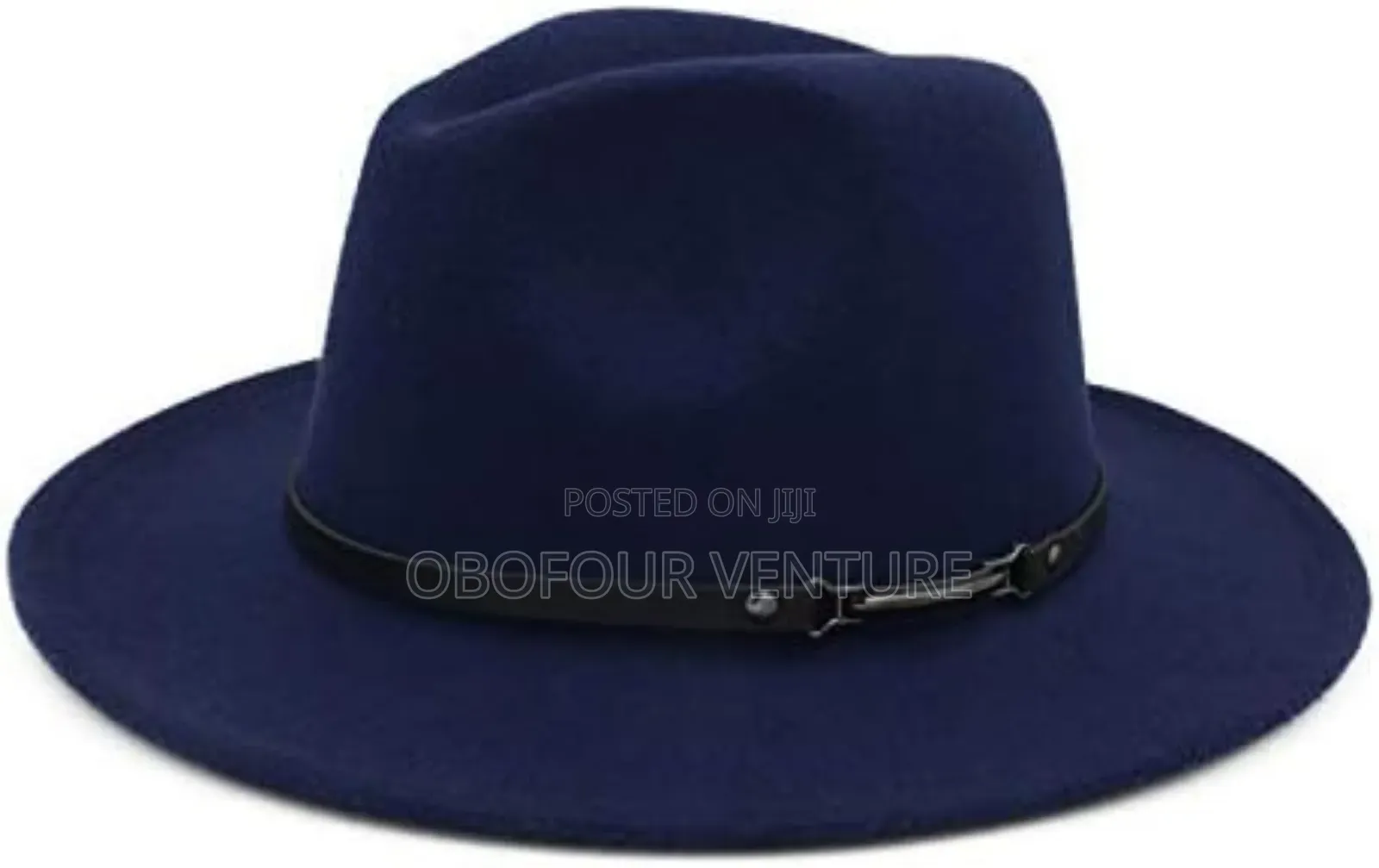 Angel Apparel! Navy Blue  Fedora Hat for All Occasions PPPLLLWWW