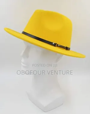 Angel Apparel Yellow Fedora Hat for All Occasions TTTVVV