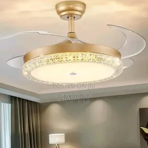 Modern Retractable Led Ceiling Fanlight