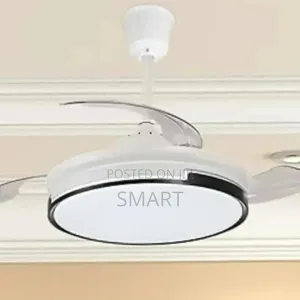 2in1 Modern Retractable Ceiling Fanlight + Remote Control