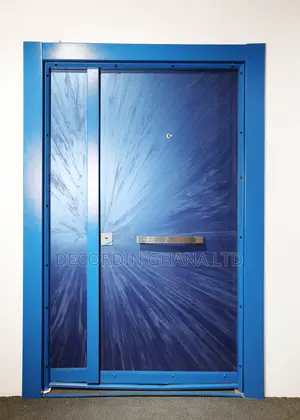 Stone Model Security Door (Blue)
