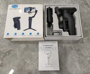 3-Axis Gimbal Stabilizer for iPhone, Android Ai Face Tracking - F12