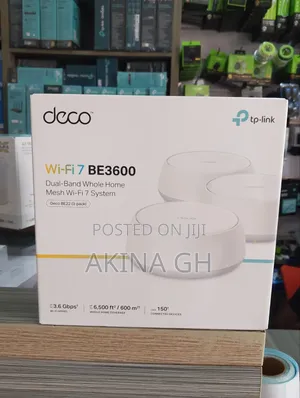 Tp-Link Deco Be22 3 Pack Wi-Fi 7 Be3600 Whole Home Mesh System