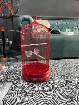 Heavy Round Long Parrot Cage