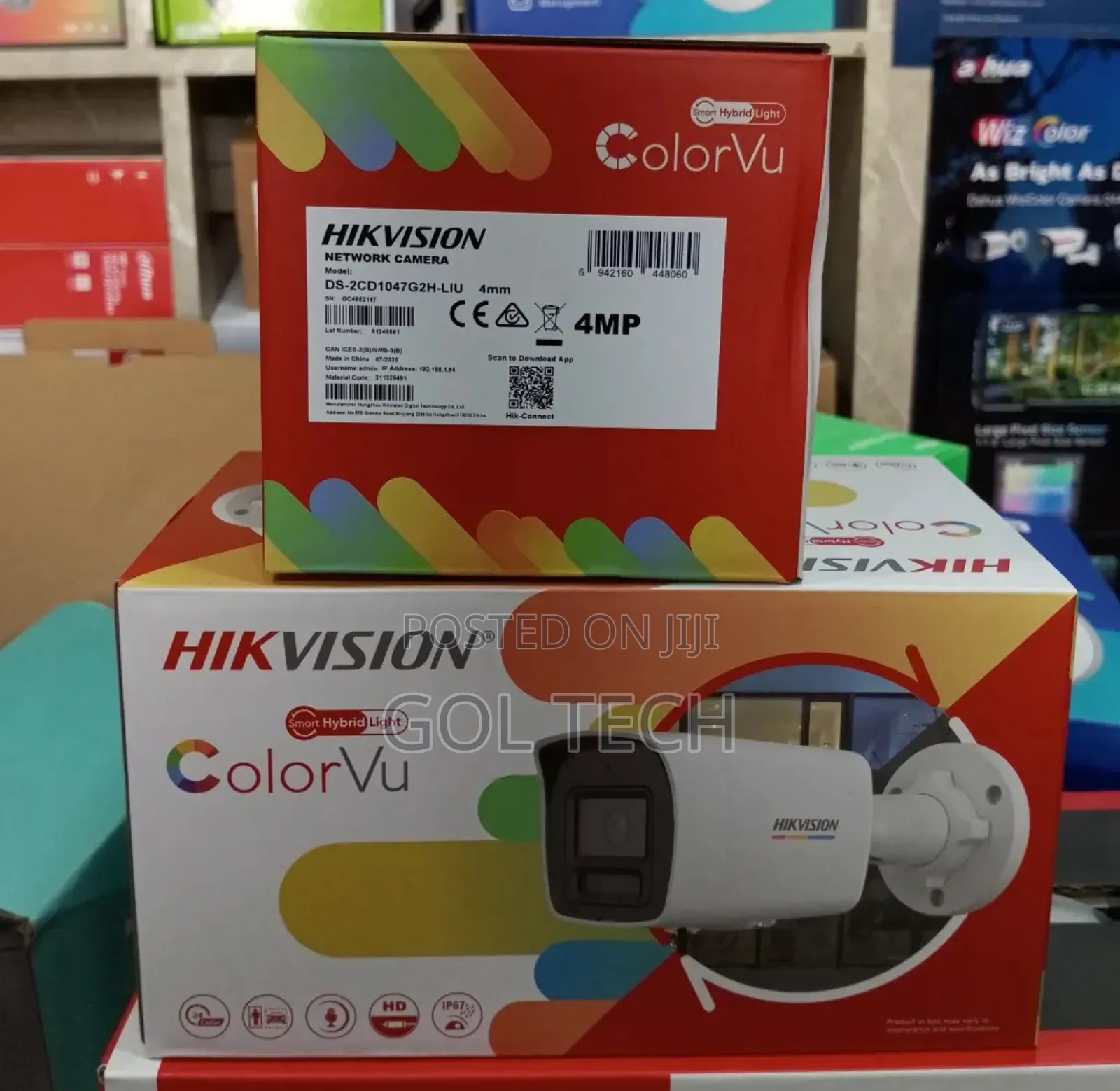 Hikvision Colorvu With Audio 4mp Ip Camera Bullet Ds-2cd1047g2h-Liu