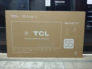 2025 Model TCL 55inch Smart HDR Tv 55p6k