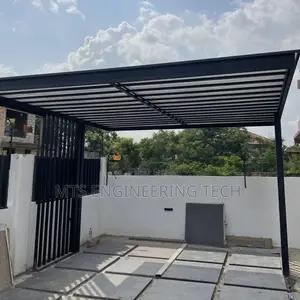 Modern Carport With Polycarbonate Roof – Custom Built