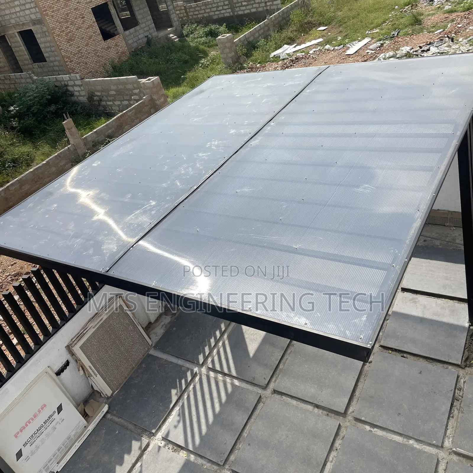 Modern Carport With Polycarbonate Roof – Custom Built