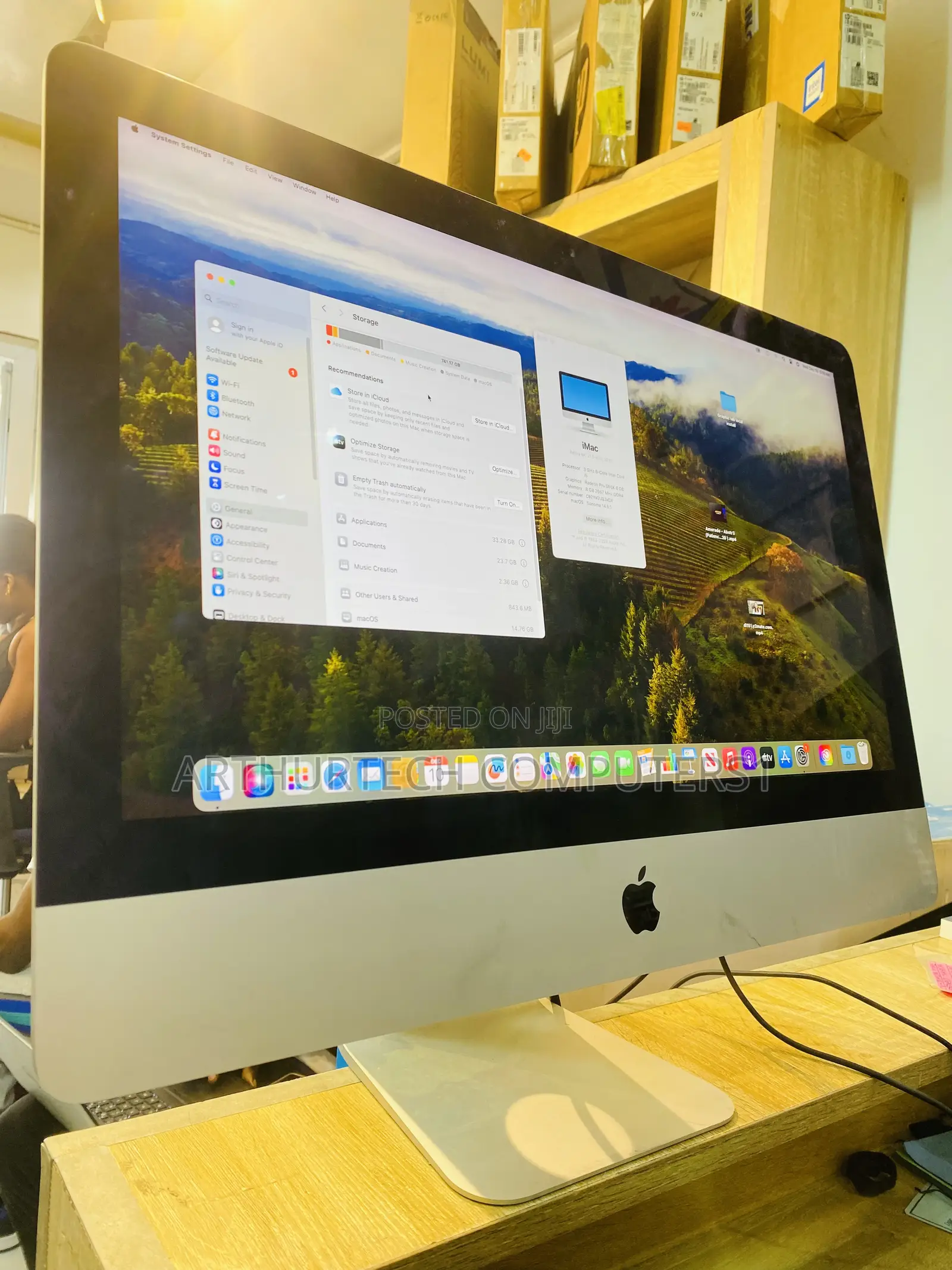 Desktop Computer Apple iMac 8GB Intel Core I5 HDD 1T