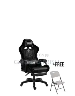 Luxury Gaming Office Chair Plus Free Foldable Plastic Chair
