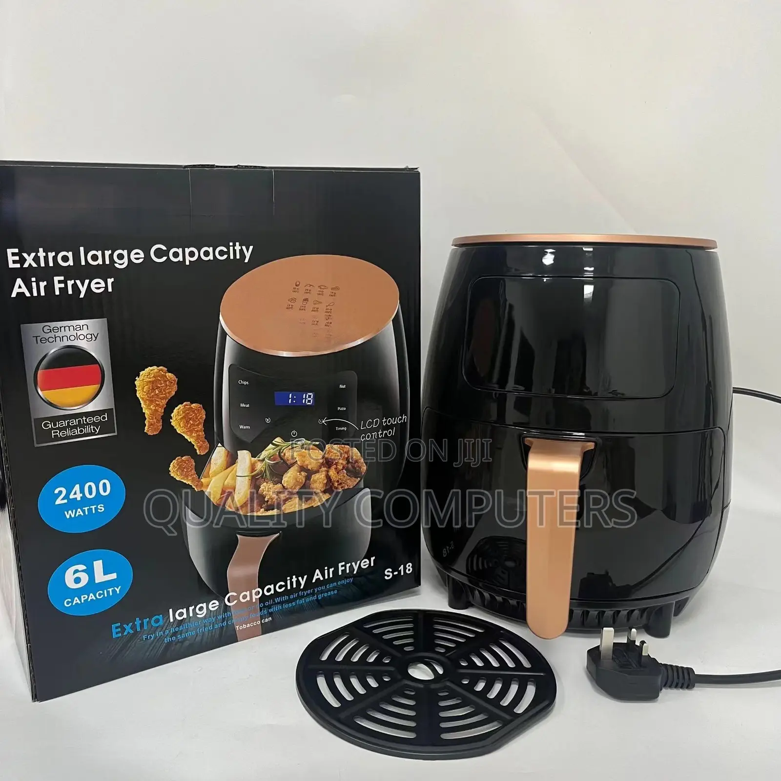 Silver Crest 6l Air Fryer — Brand New / 2400w / Digital