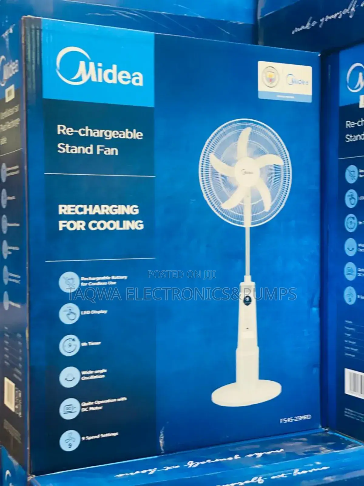 Special Midea Rechargeable Fans 18 Inch