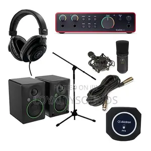 Recording Package With Mackie Cr3.5 Monitors
