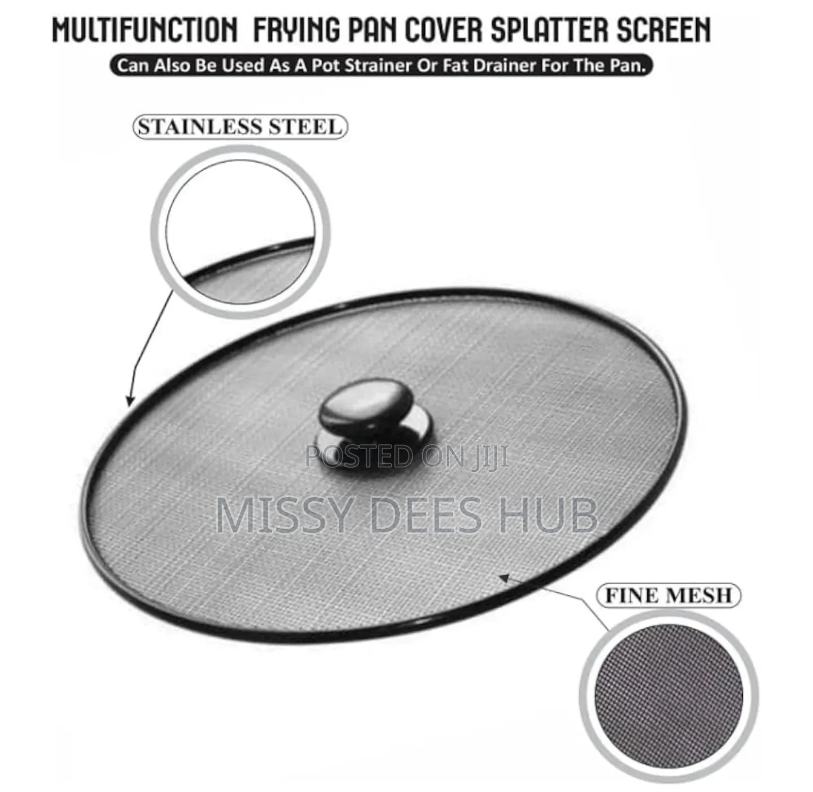 Oil Splatter Screen