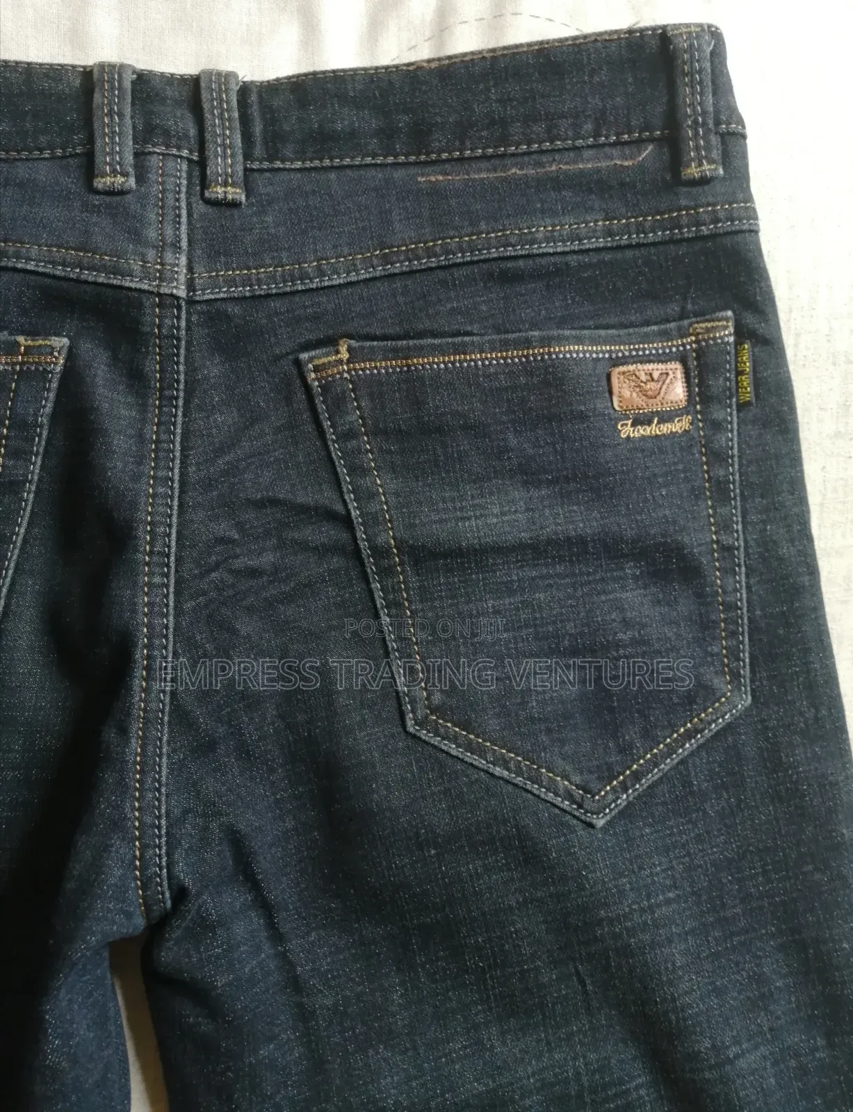 Uk Straight Blue Men's Jeans