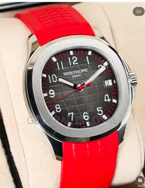 Patek Philippe Aquanaut Singapore Limited Edition Red Silicone Strap