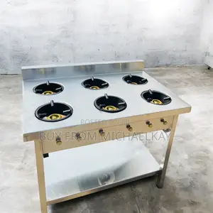 Stainless 6 Burners Gas Cooker
