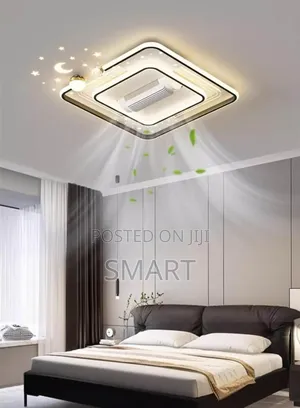 Executive Stylish Led Smart Ceiling Fanlight With Remote Control
