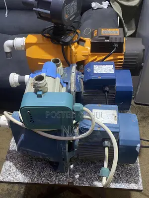 A 2.0 Hp Complete Ingco, and a 1.5 Hp Pedrollo and a 1.0 Hp Pedrollo