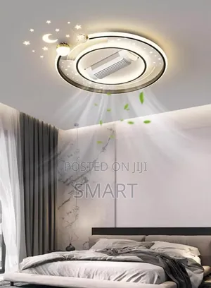 Bladeles Ceiling Fanlight With Bluetooth Connectivity Voice Control