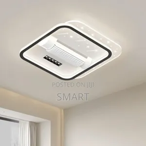Simple Bladeles Fanlight With Bluetooth Connectivity Voice Control