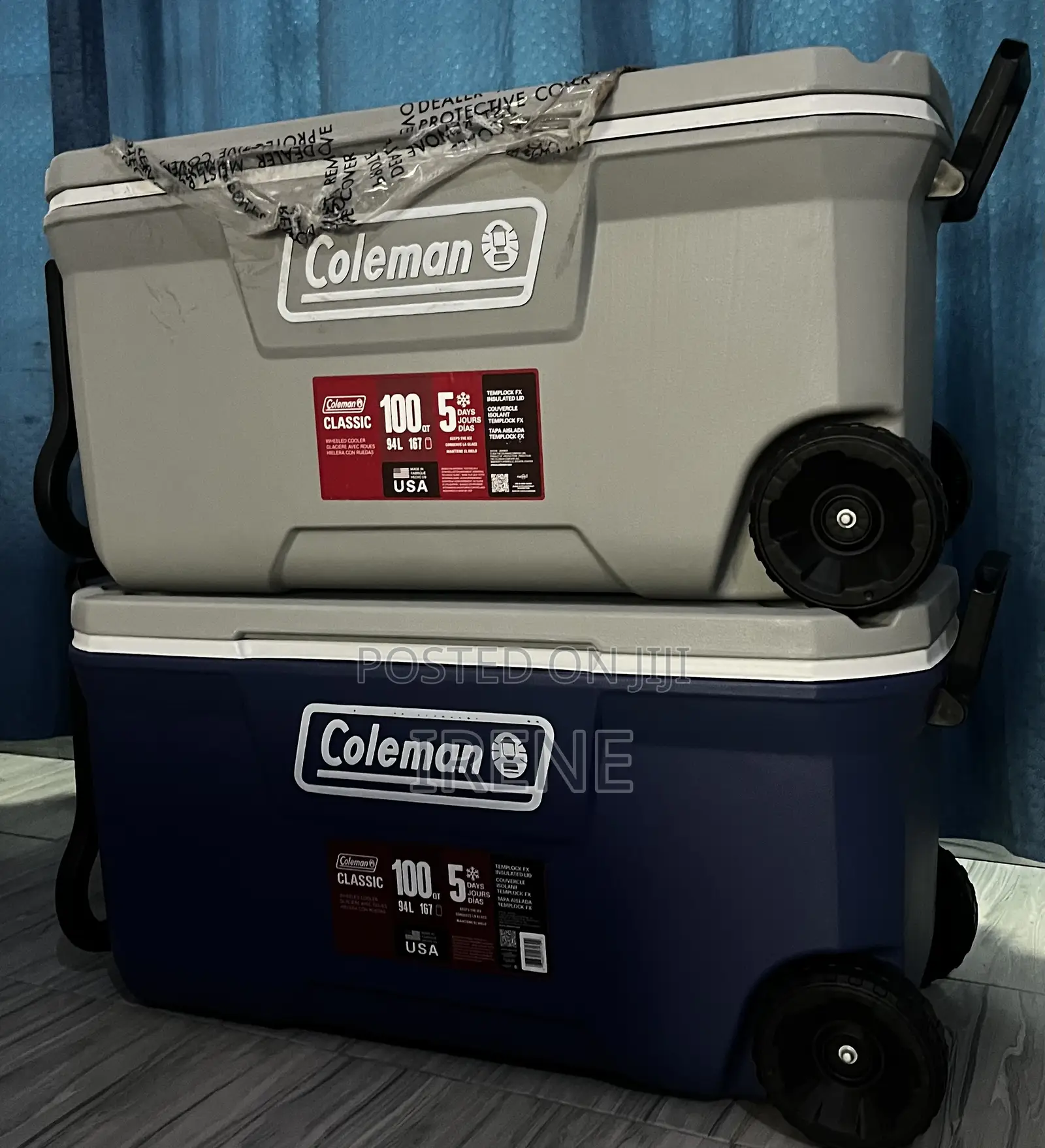 Coleman 100 Quartz Ice Chest Roller Wheel