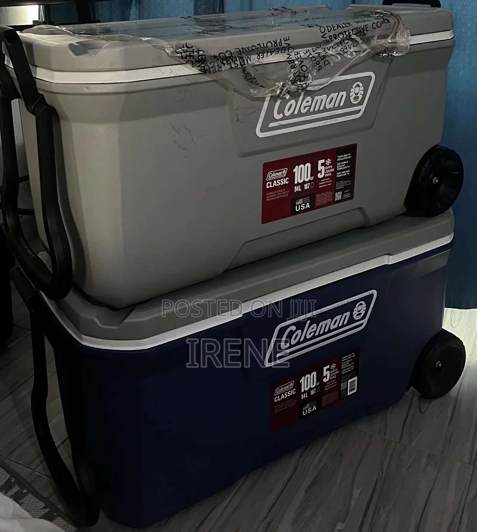 Coleman 100 Quartz Ice Chest Roller Wheel