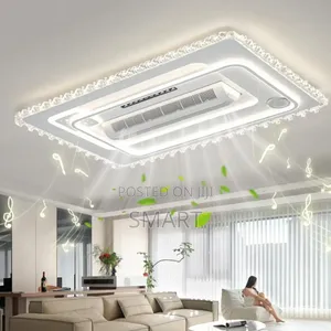 Modern Smart Led Ceiling Fanlight With Bluetooth And Voice Control