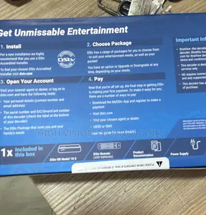 DSTV Decoder and One Month Subscription