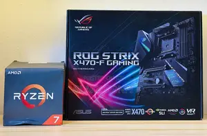 Ryzen 7 2700x Cpu + Asus Strix X470 Board +  Wraith Prism Rgb Cooler
