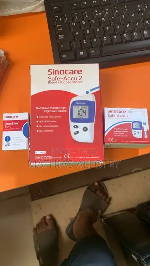 Sinocare Safe Accu 2; Safe Aq Smart Glucometer