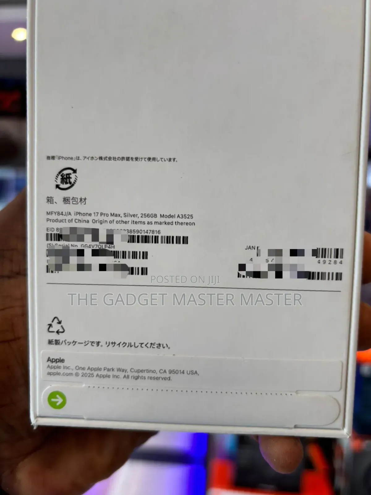 New Apple iPhone 17 Pro Max 256 GB Silver
