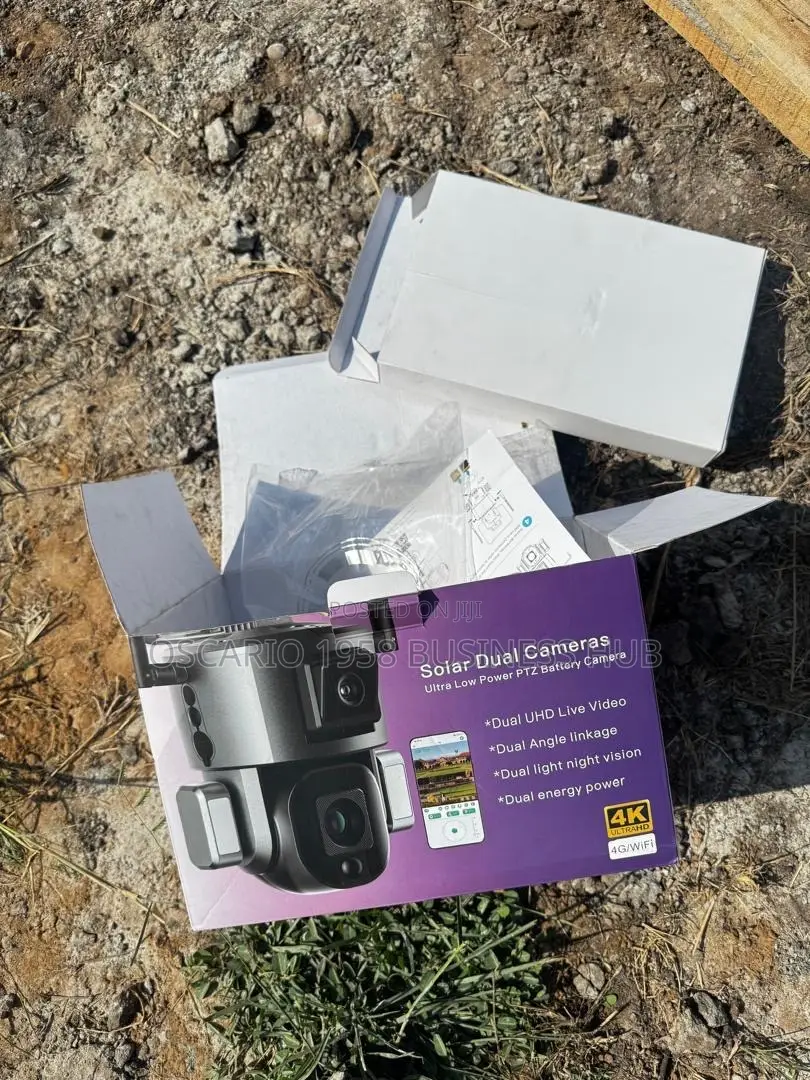 8mp Dual Lens 4g Solar Security Camera