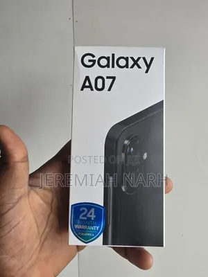 New Samsung Galaxy A07 4G 64 GB Black