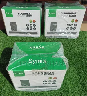 Syinix Syn-S60 Soundbar With 5.25” Subwoofer for Deep Bass