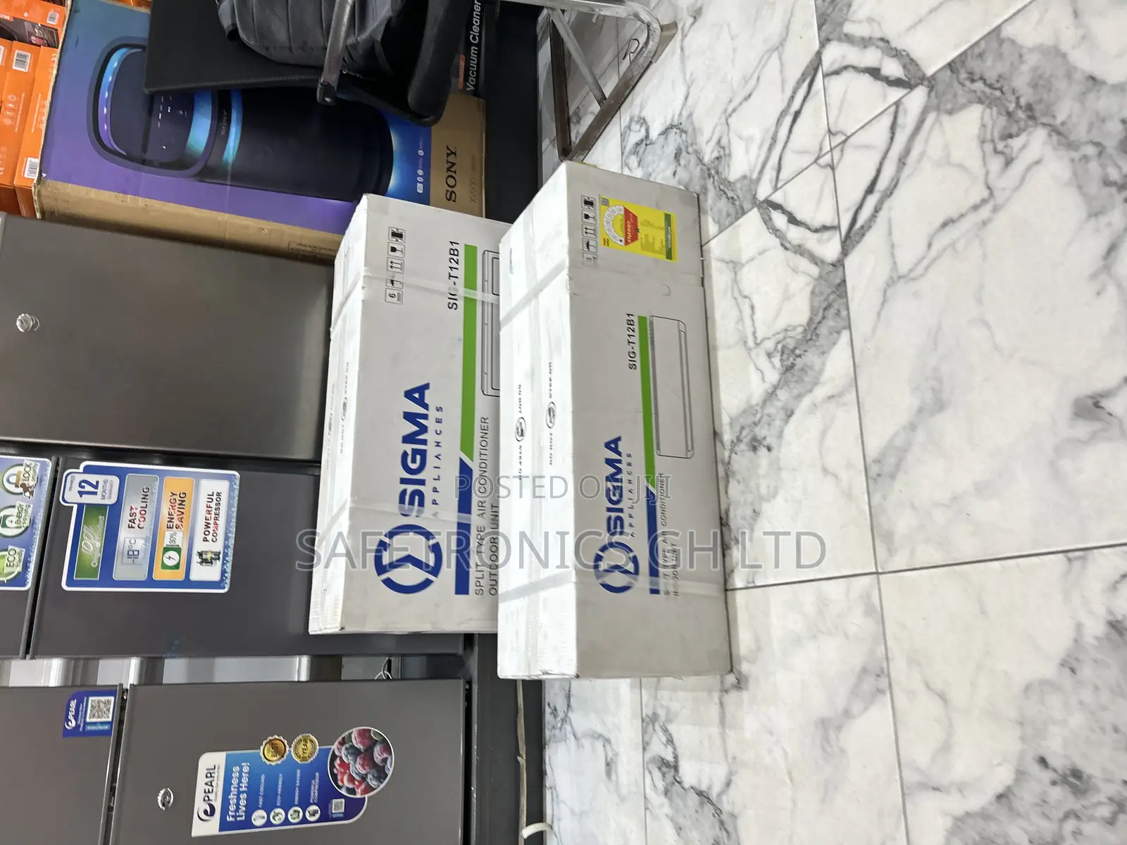 Secure Fast Split Type Sigma 1.5 Horsepower White Ac
