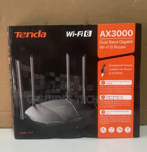 Tenda Ax3000 Dual Band Gigabit Wi-fi 6 Router Tx12