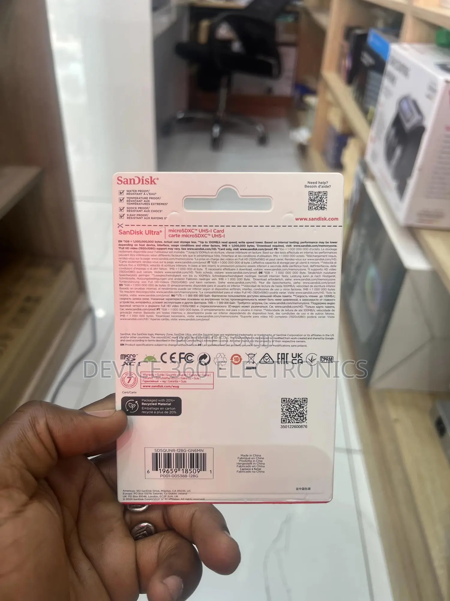 Sandisk Ultra 128gb Microsdxc Uhs-I Card
