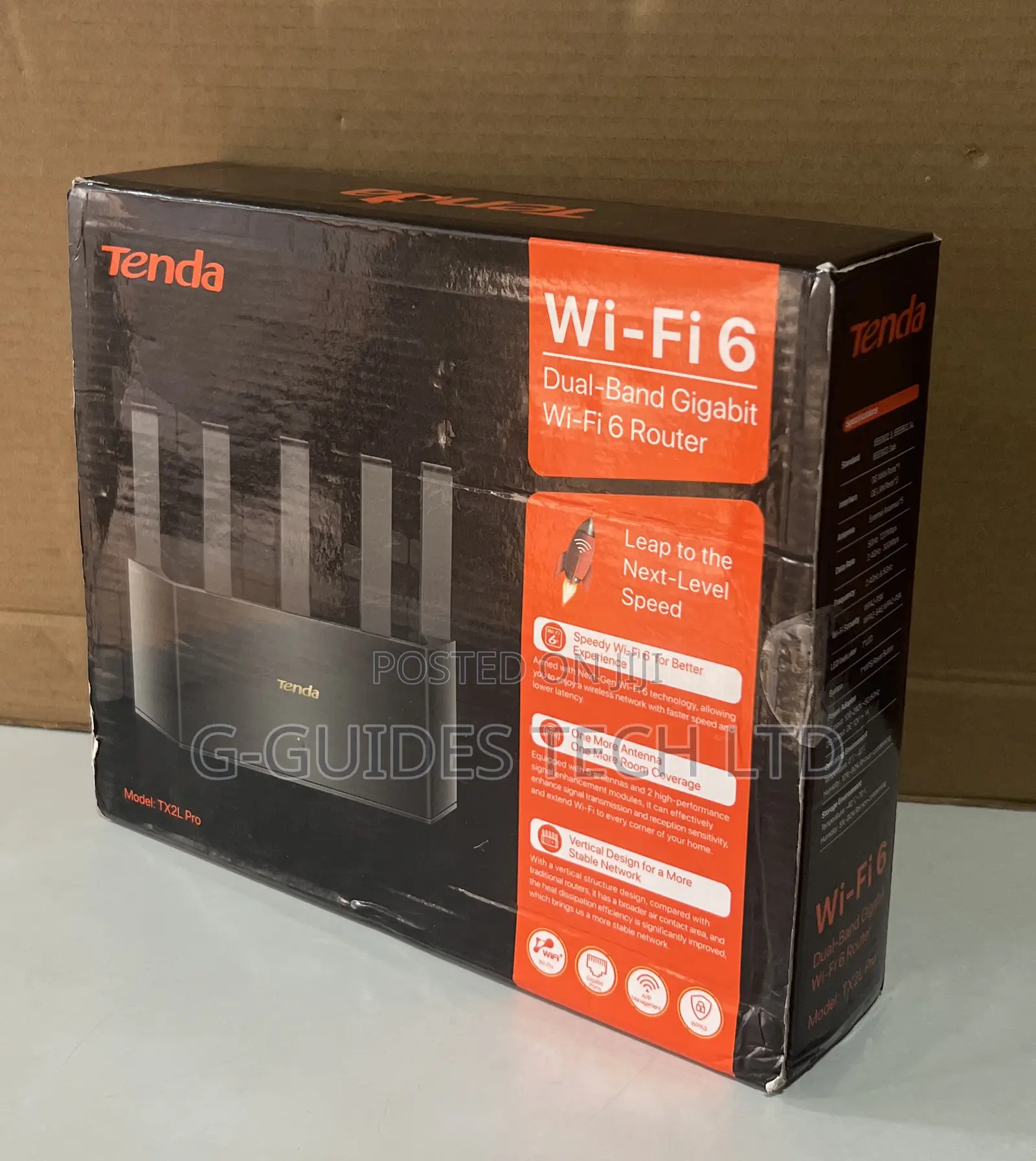 Tenda Tx2l Pro Ax1500 Dual-Band Gigabit Wi-Fi 6 Router