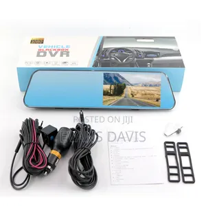 5.5 Inches Car Dashcam Touch Mirror With Front and Rear View