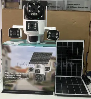 Aov 4g Solar PTZ Camera Four Lens 12mp, Aov 4g Solar 4-Lens Camera