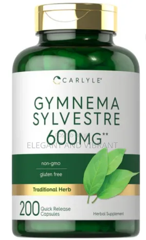 Gymnema Sylvestre Leaf Extract 600mg | 200 Capsules