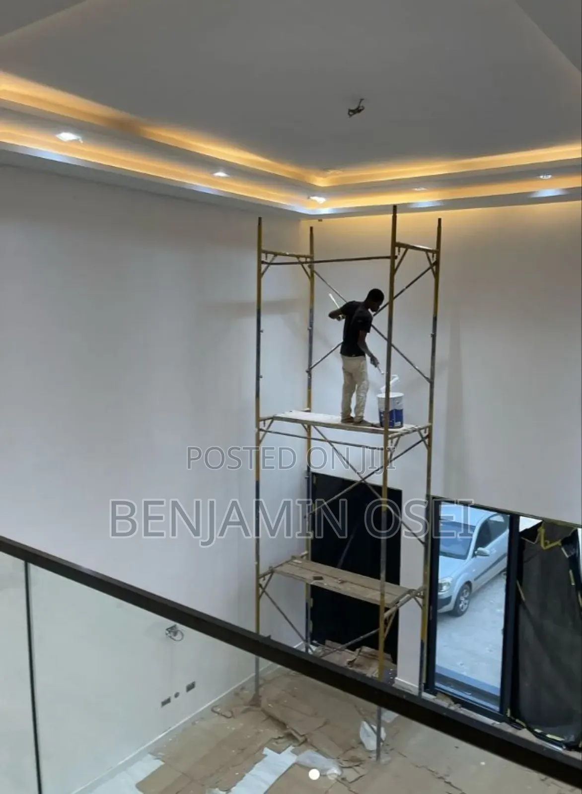 Plaster Board Ceiling Installation
