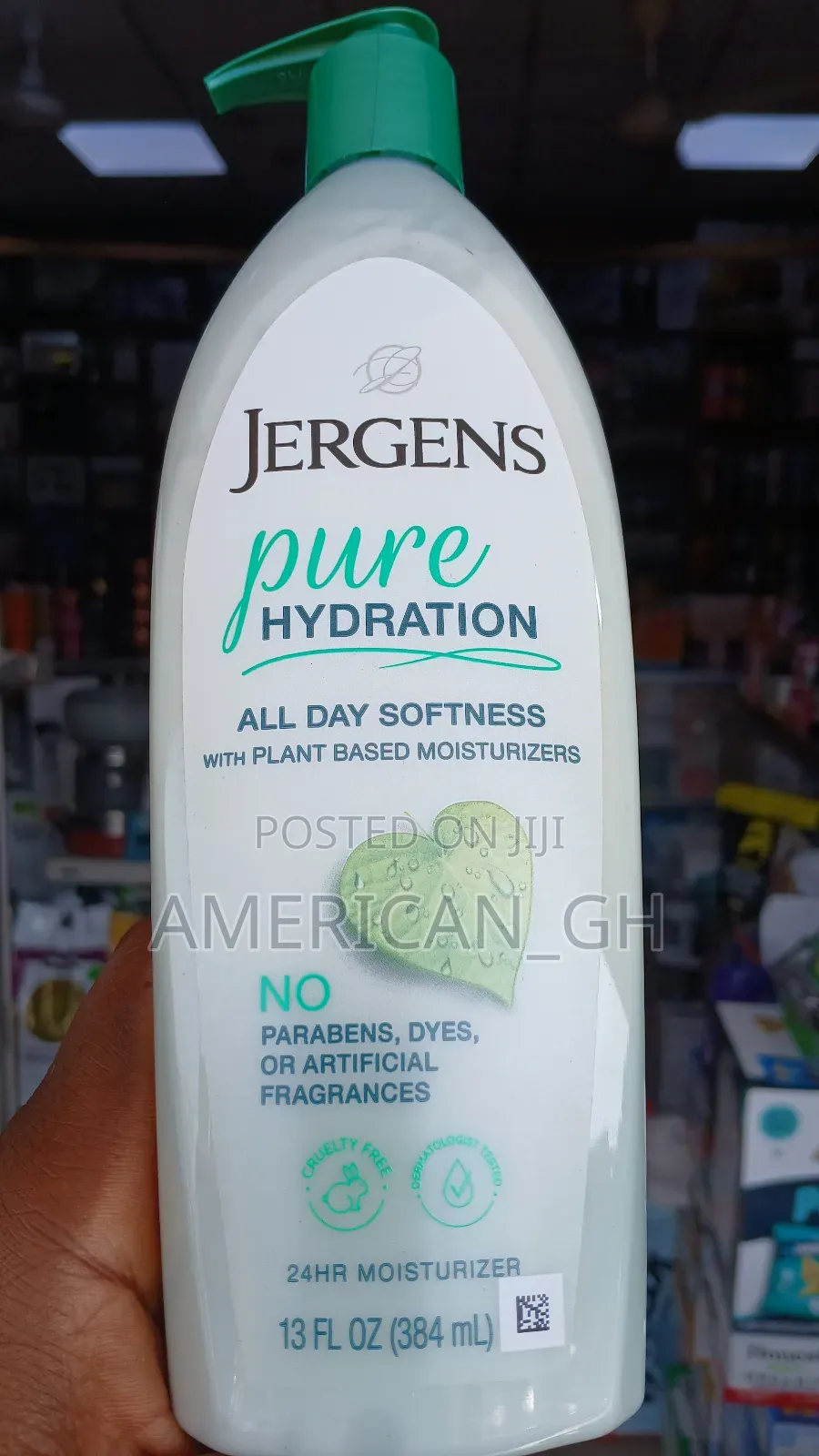 Jergens Pure Hydration Body Lotion, 384ml