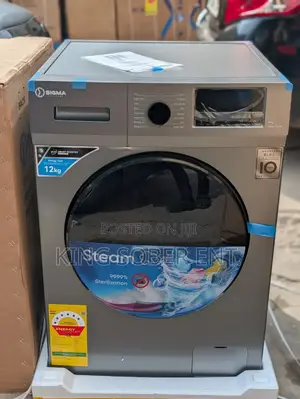 Sigma 12kg Front Load Fully Automatic Washing Machine Inverter 5100gh